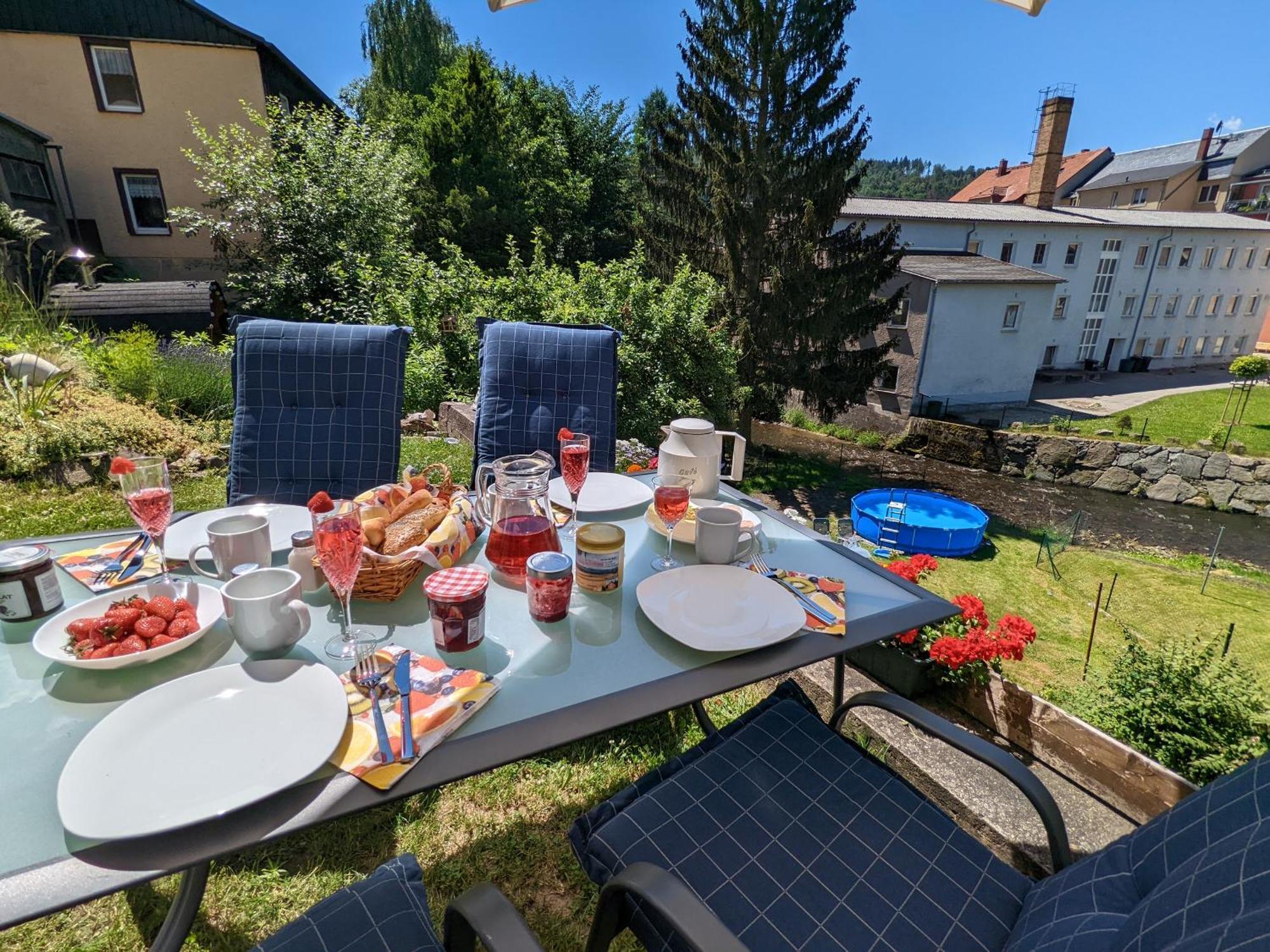 Hw3 - Urlaubsmagie - Helle, Grosse Wohnung Mit Pool Sebnitz Εξωτερικό φωτογραφία