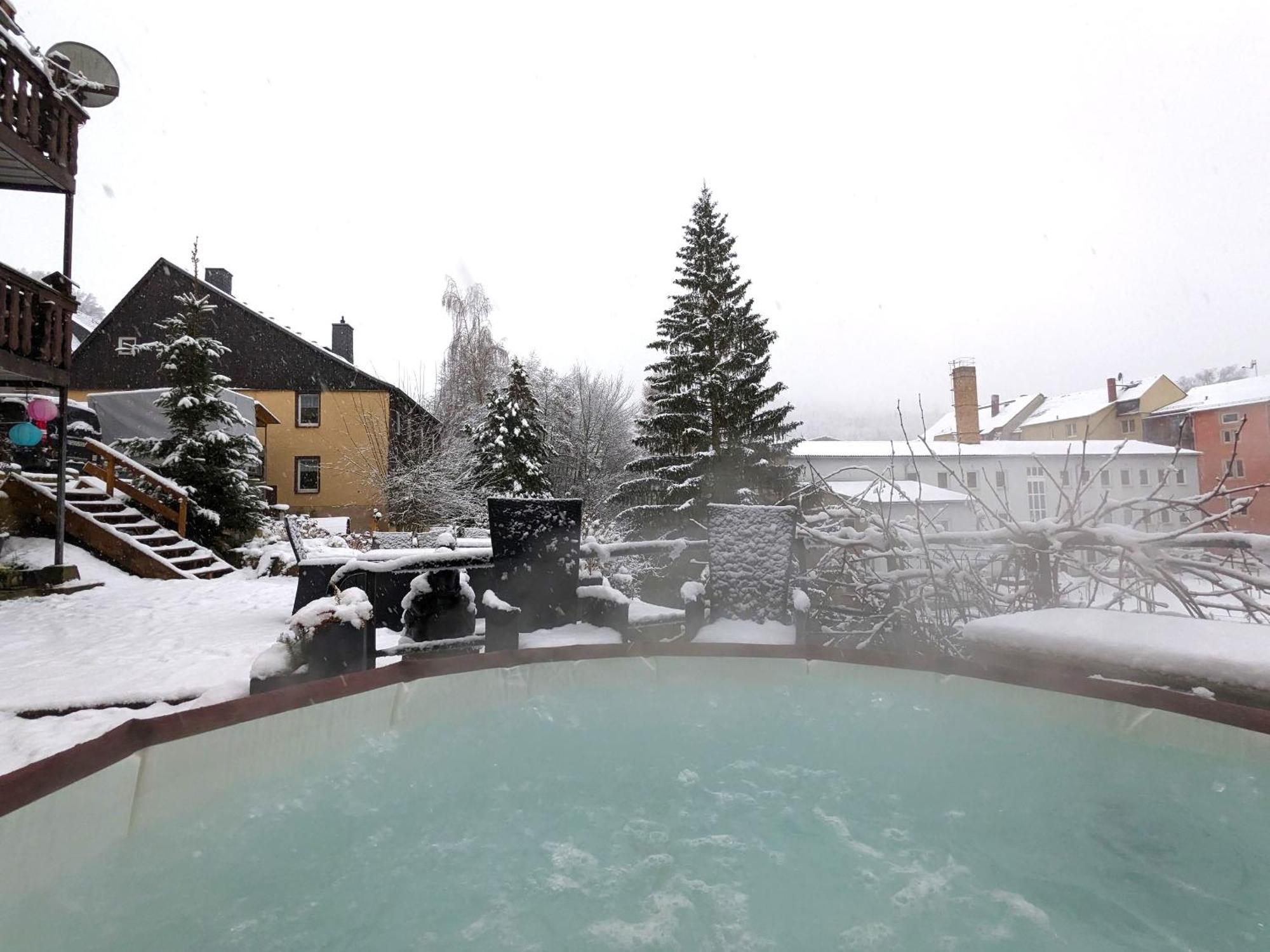 Hw3 - Urlaubsmagie - Helle, Grosse Wohnung Mit Pool Sebnitz Εξωτερικό φωτογραφία