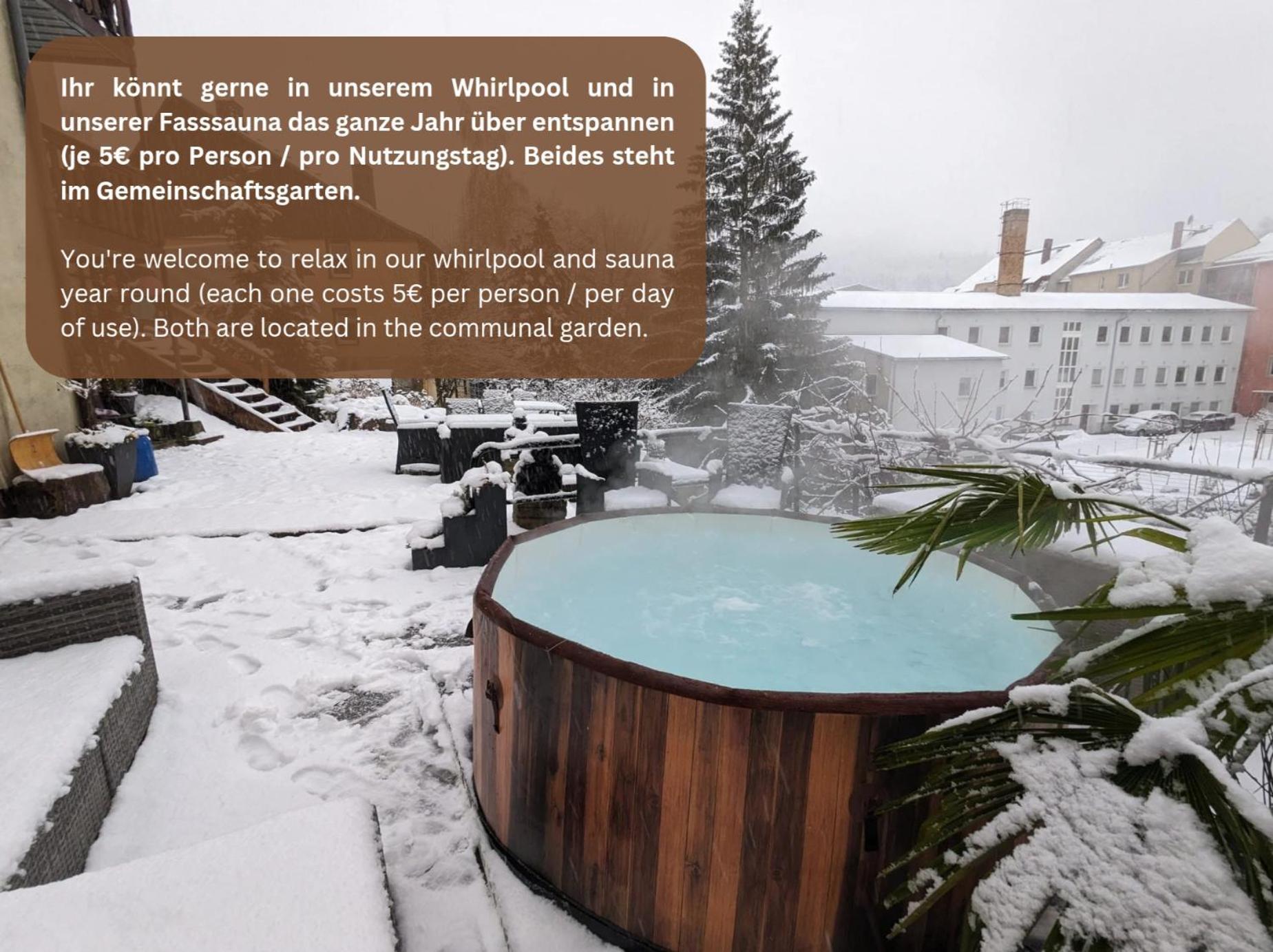 Hw3 - Urlaubsmagie - Helle, Grosse Wohnung Mit Pool Sebnitz Εξωτερικό φωτογραφία